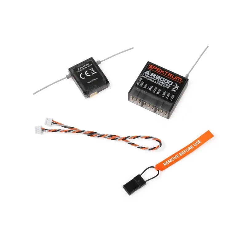 8 CH Channel DSMX Spectrum AR8000 Receiver 2.4 GHZ W Satellite Fit Specktrum DX8 DX7s DX6 DX6i DSM2 JR DSX7 DSX6 Transmitter RC Airplane