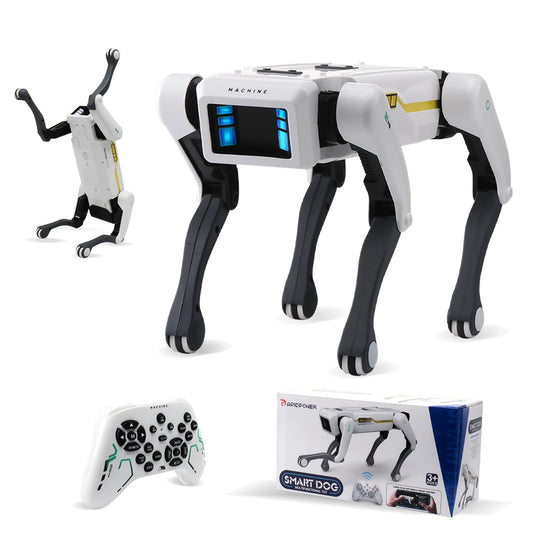 Intelligent AI RC Robot Dog Toy Voice Dialogue APP Remote Control Programming Singing Dancing Machine for Kids