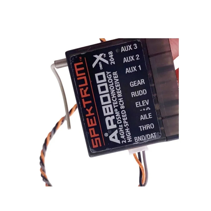 8 CH  Channel DSMX Spectrum AR8000 Receiver 2.4 GHZ W Satellite Fit Specktrum DX8 DX7s DX6 DX6i DSM2  JR DSX7 DSX6 Transmitter RC Airplane