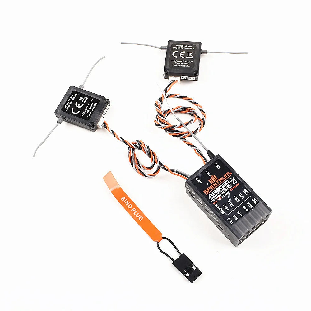 Spectrum AR9020 Receiver 2 Satellites DSMX 9 Channel Suit for Specktrum DX9 DX8 DX18 Transmitter