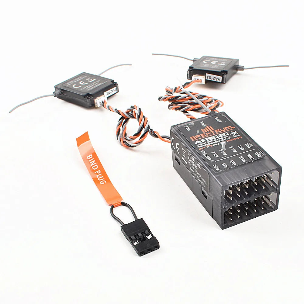 Spectrum AR9020 Receiver 2 Satellites DSMX 9 Channel Suit for Specktrum DX9 DX8 DX18 Transmitter