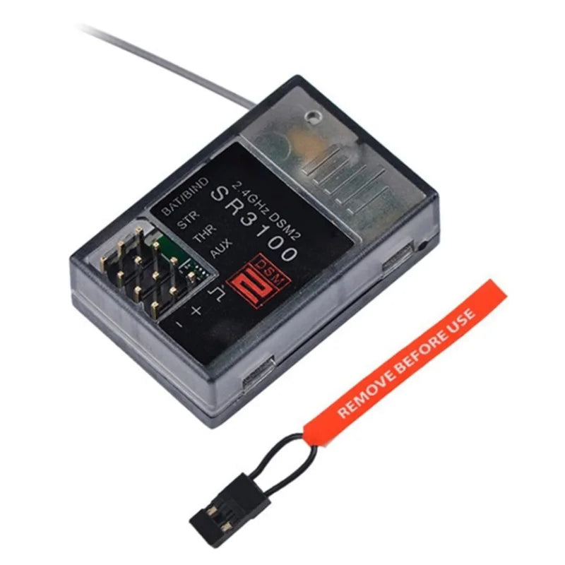 2.4GHz Receiver Spectrum SR3100 DSM2 3-Channel Surface Specktrum DX2E DX3R X3E DX4C Transmitters JR RC Car Boat