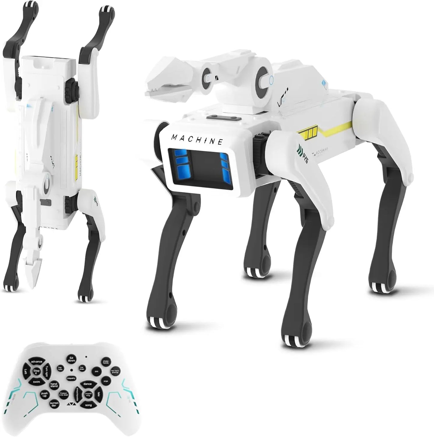 Intelligent AI RC Robot Dog Toy Voice Dialogue APP Remote Control Programming Singing Dancing Machine for Kids