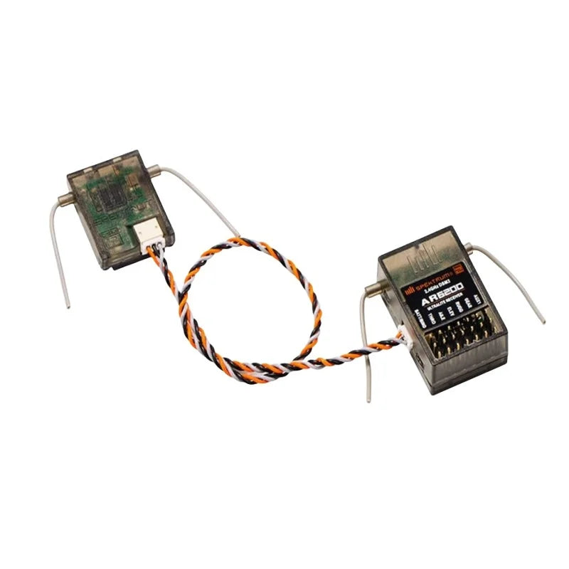 6CH DSM2 AR6200 Spectrum Receiver With Satellite for Specktrum DX6i DX7 DX8 DX9 JR DSX6 DSX9 RC Helicoter Plane