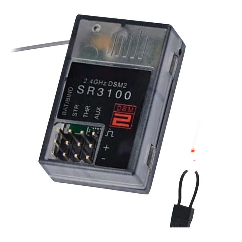 2.4GHz Receiver Spectrum SR3100 DSM2 3-Channel Surface Specktrum DX2E DX3R X3E DX4C Transmitters JR RC Car Boat