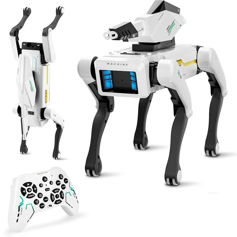 Intelligent AI RC Robot Dog Toy Voice Dialogue APP Remote Control Programming Singing Dancing Machine for Kids