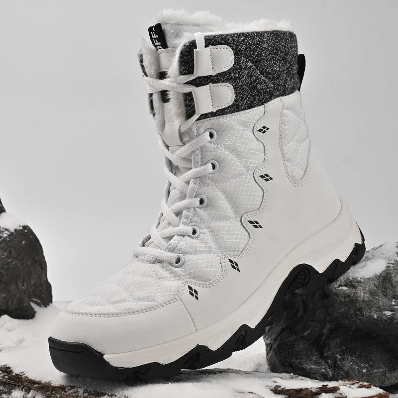 Winter Men's Snow Boots Super Warm Hiking Shoes Waterproof Men Ankle Boots High Top Outdoor Sneakers